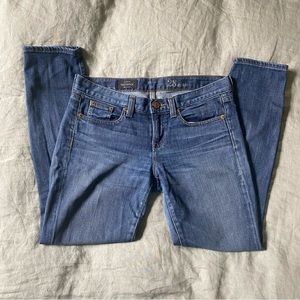 J. Crew Toothpick Ankle Blue Jean